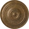 Ekena Millwork Classic Ceiling Medallion (For Canopies up to 5 1/2"), 21 7/8"OD x 2 3/8"P, Rubbed Bronze CM22CLRZS - alternate 1